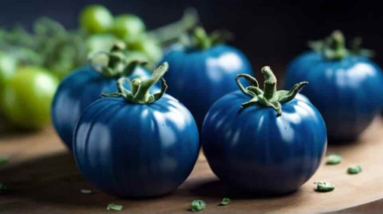 Blue Tomatoes in the Limelight in the Culinary World